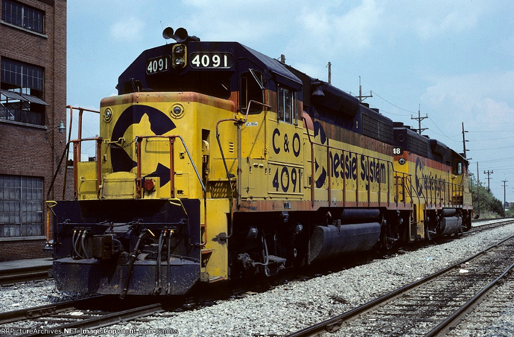 C&O GP40 4091